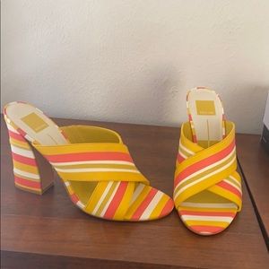 Dolce Vita striped mules size 11